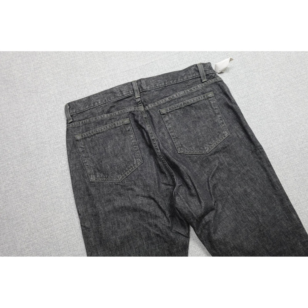 Gap Modern Bootcut Jeans Women 14 Ankle Black Dark Wash Denim Slim Low Waist NWT